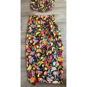 Show Me Your Mumu Women's Fruity Tango Crop Top & Skirt Set Size S